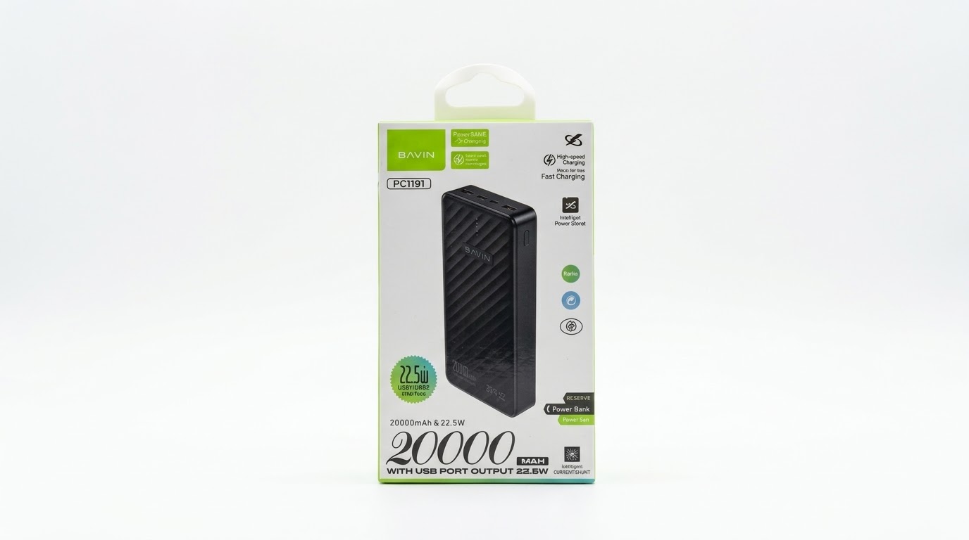 Power Bank Bavin 20000mAh 22.5W